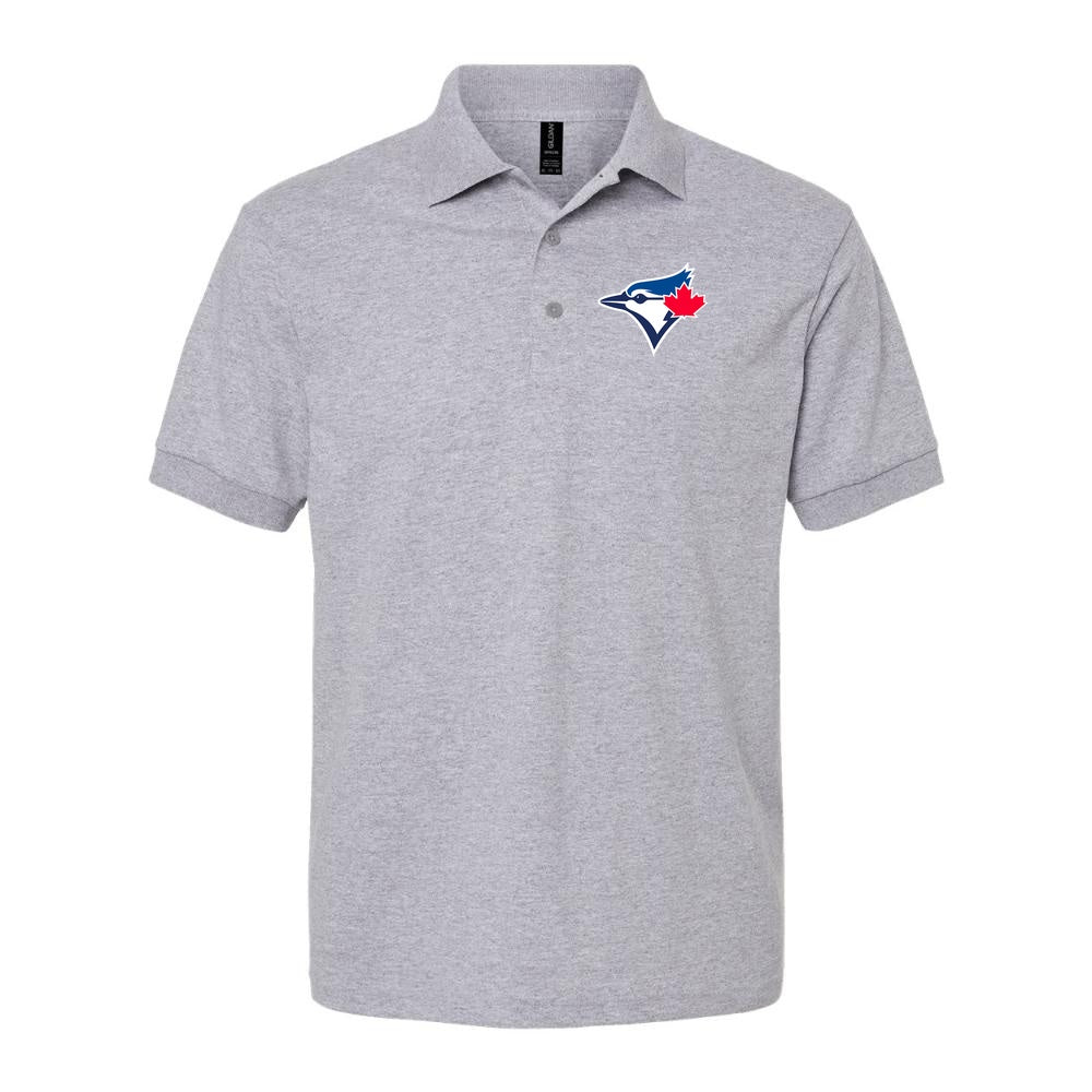 Men's Toronto Blue Jays Dry Blend Polo - Gray