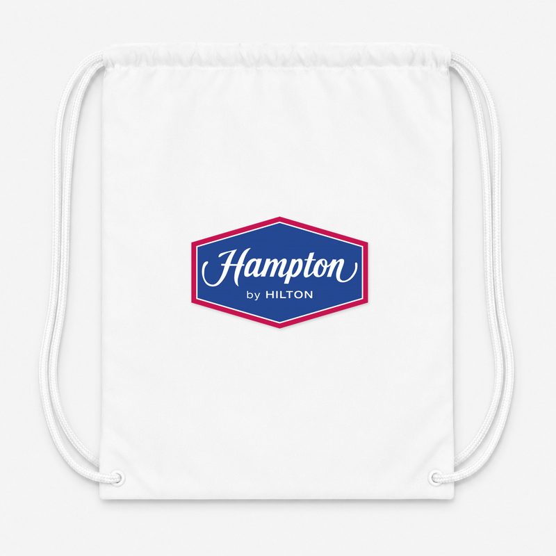 Hampton Drawstring Bag - White
