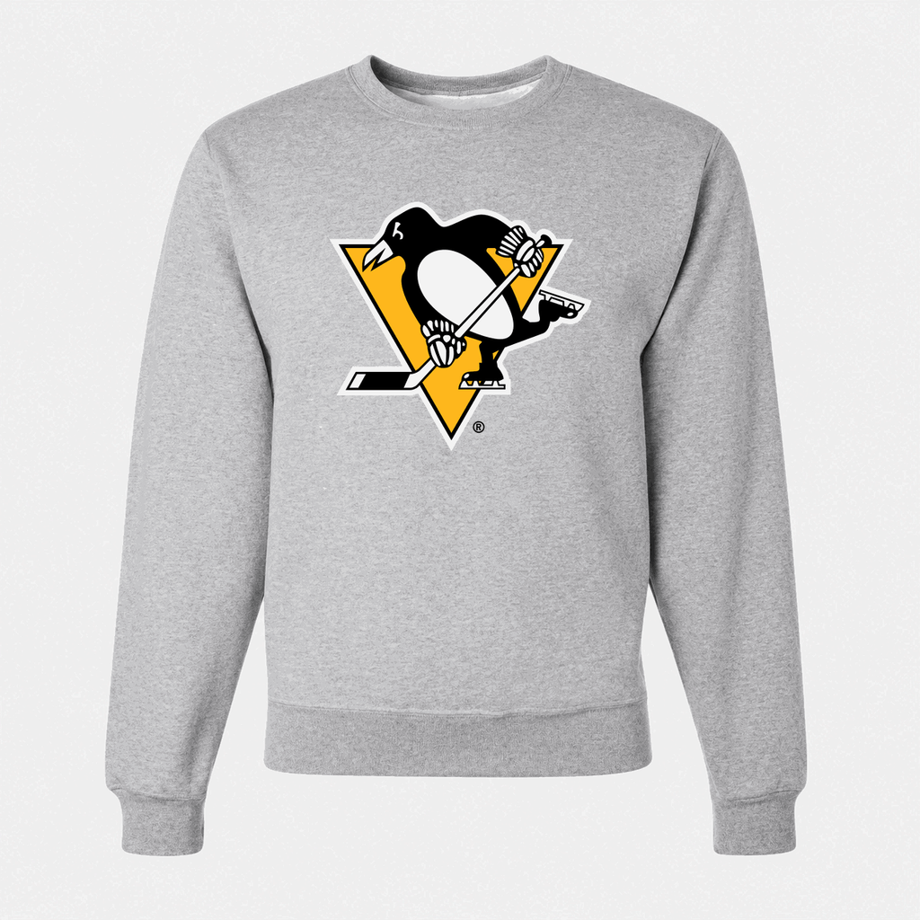Men's Pittsburgh Penguins Crewneck Sweatshirt - Gray