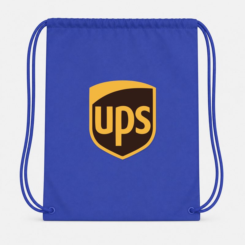 UPS Removebg Preview Drawstring Bag - Blue