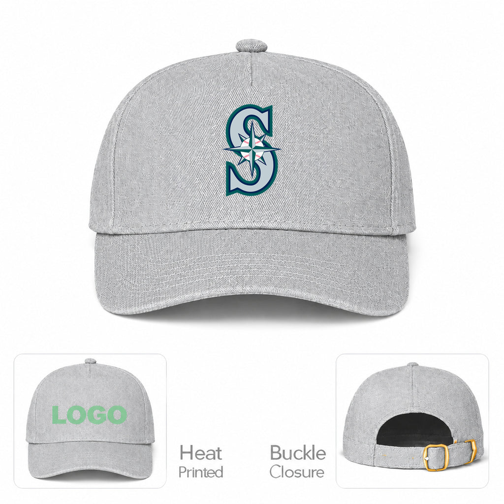 MLB Seattle Mariners Baseball Cap Hat - Gray