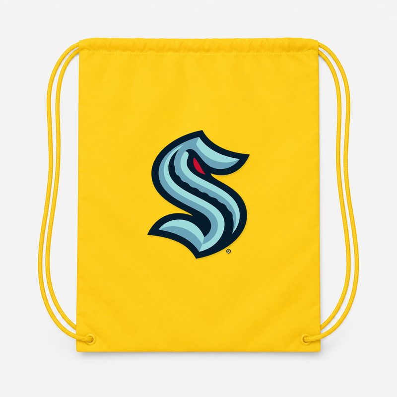 Seattle Kraken Drawstring Bag - Yellow