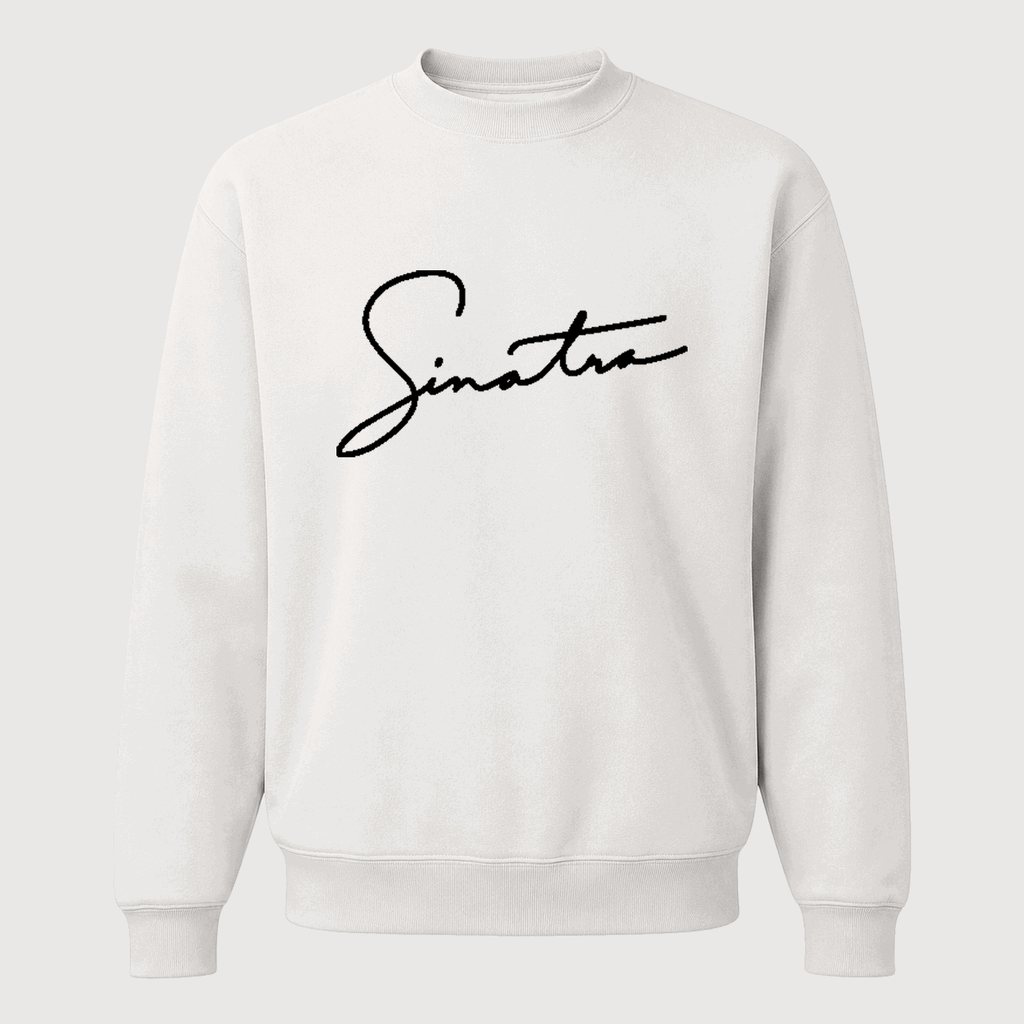 Men's Frank Sinatra Crewneck Sweatshirt - White