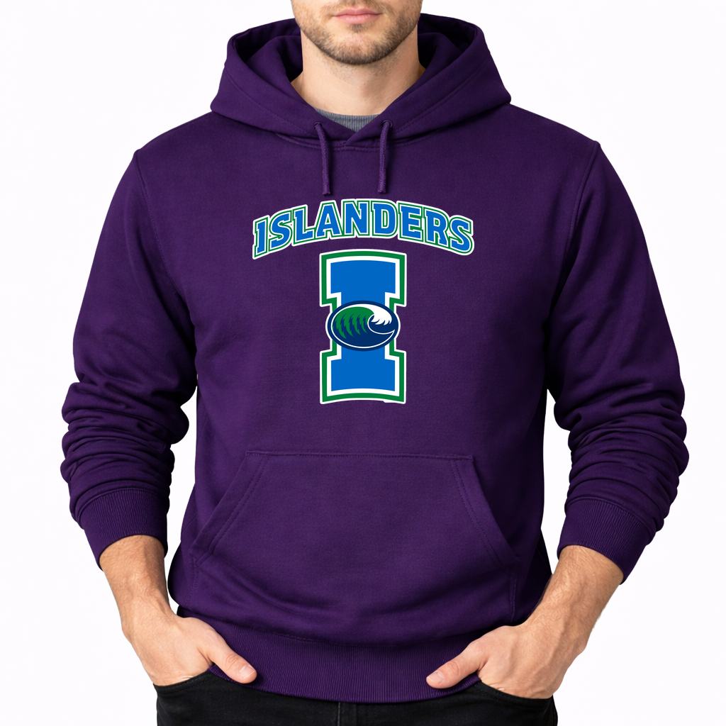 Men's Texas AM CC Islanders Pullover Hoodie - Purple