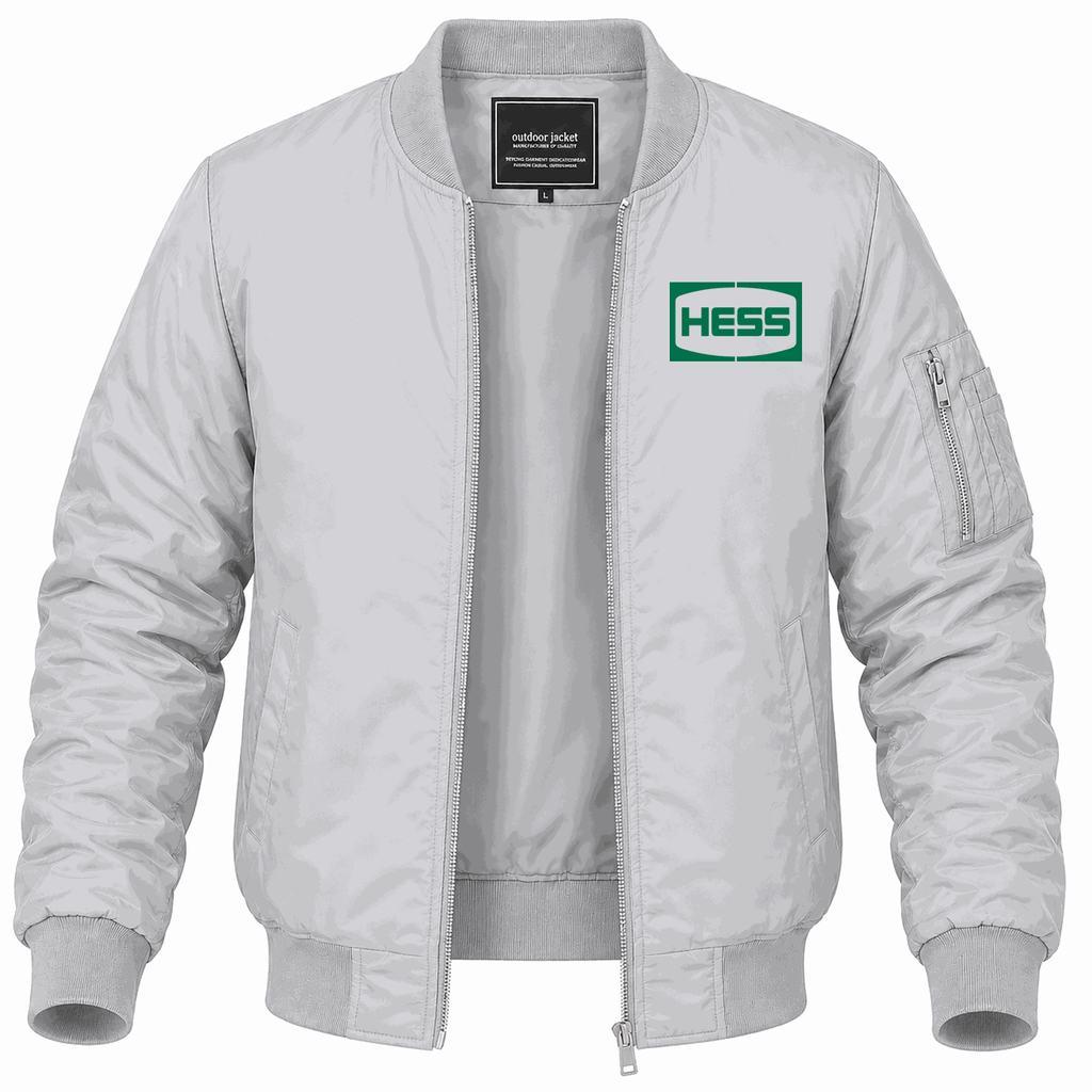 Men's Hess Lightweight Bomber Jacket - Gray