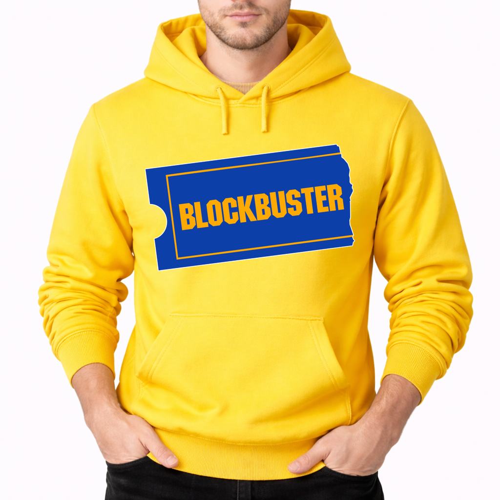 Men's Blockbuster Pullover Hoodie - Yellow