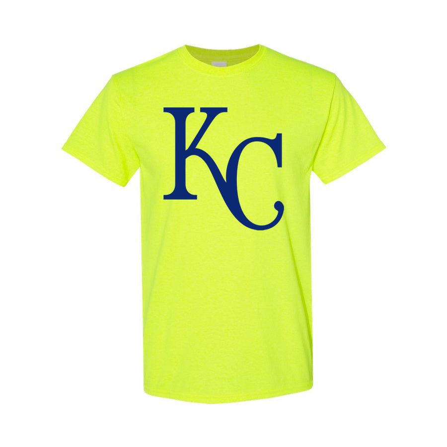Youth's Kansas City Royals Cotton T-Shirt - Safety Green