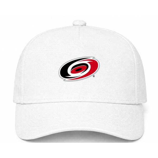 Carolina Hurricanes NHL Logo White Dad Baseball Cap Hat
