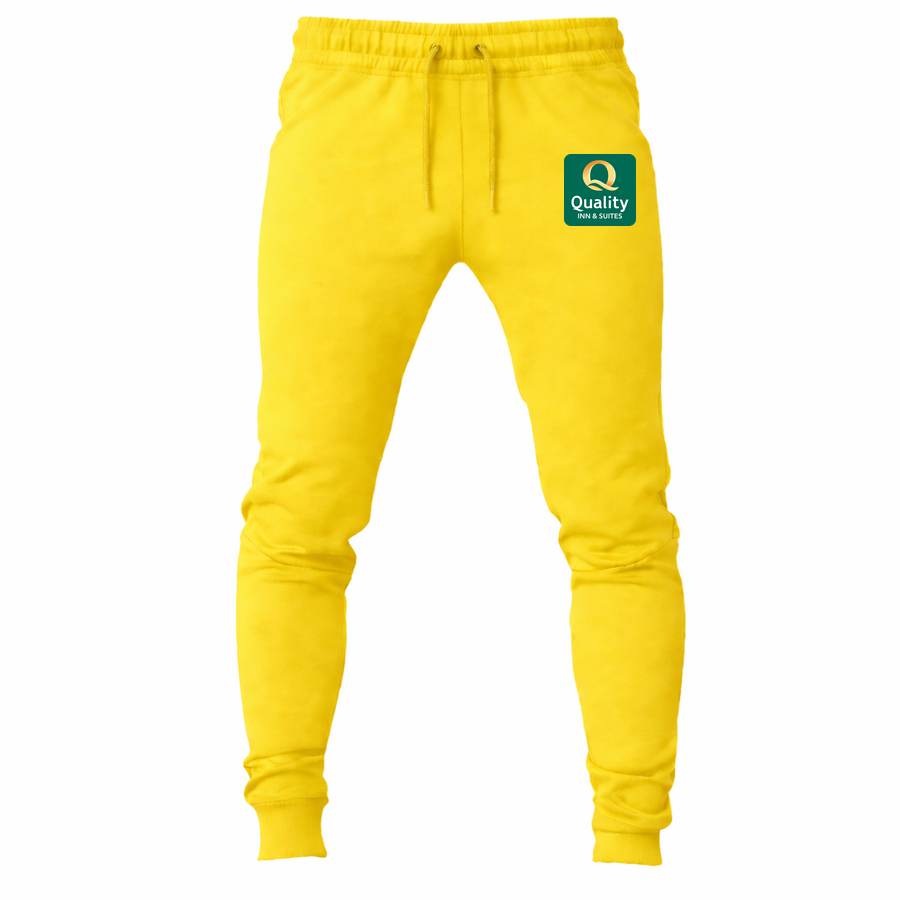 Quality Inn & Suites joggers sweatpants - Yellow