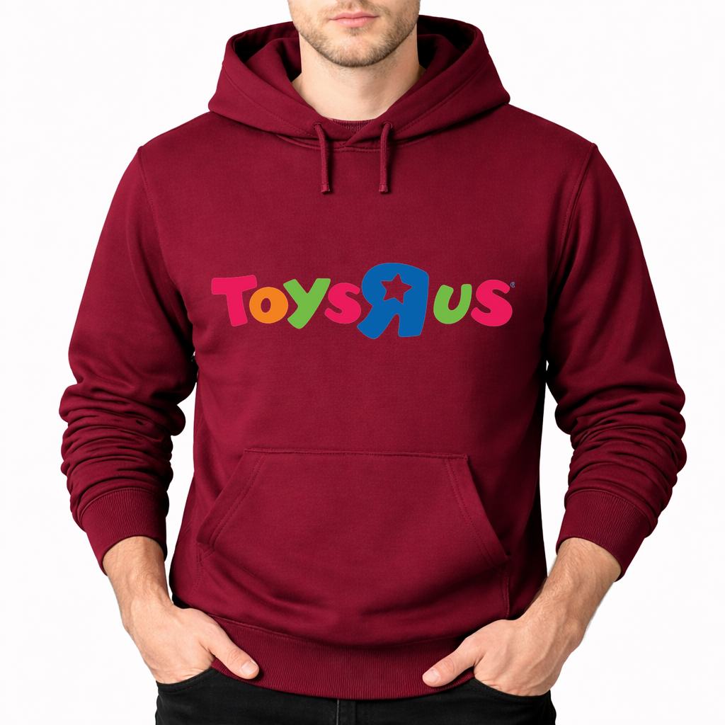 Men's Toys “R” Us Pullover Hoodie - Burgundy