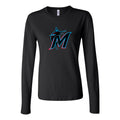 Women's Miami Marlins Long Sleeve T-Shirt - Black