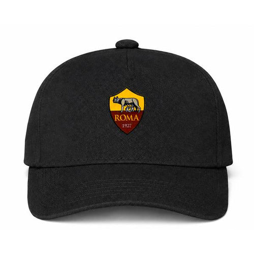 AS Roma FC Black Dad Baseball Cap Hat