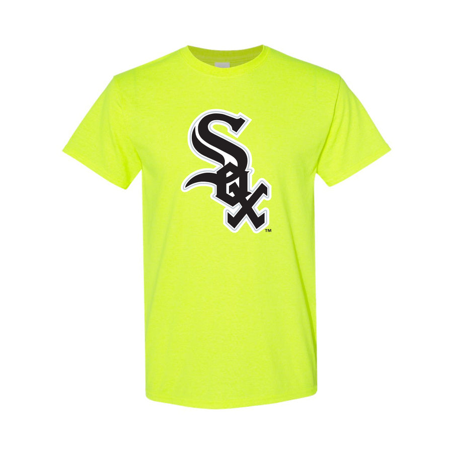 Men's Chicago White Sox Cotton T-Shirt - Safety Green