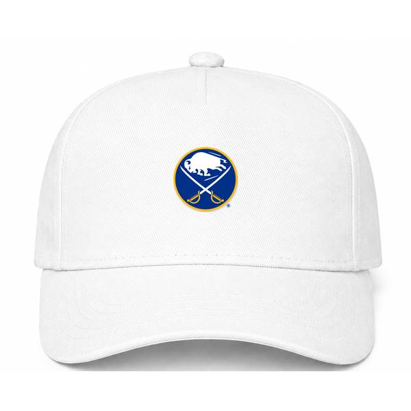 Buffalo Sabres NHL Logo White Dad Baseball Cap Hat