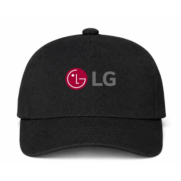 LG Logo Version 2 Black Dad Baseball Cap Hat
