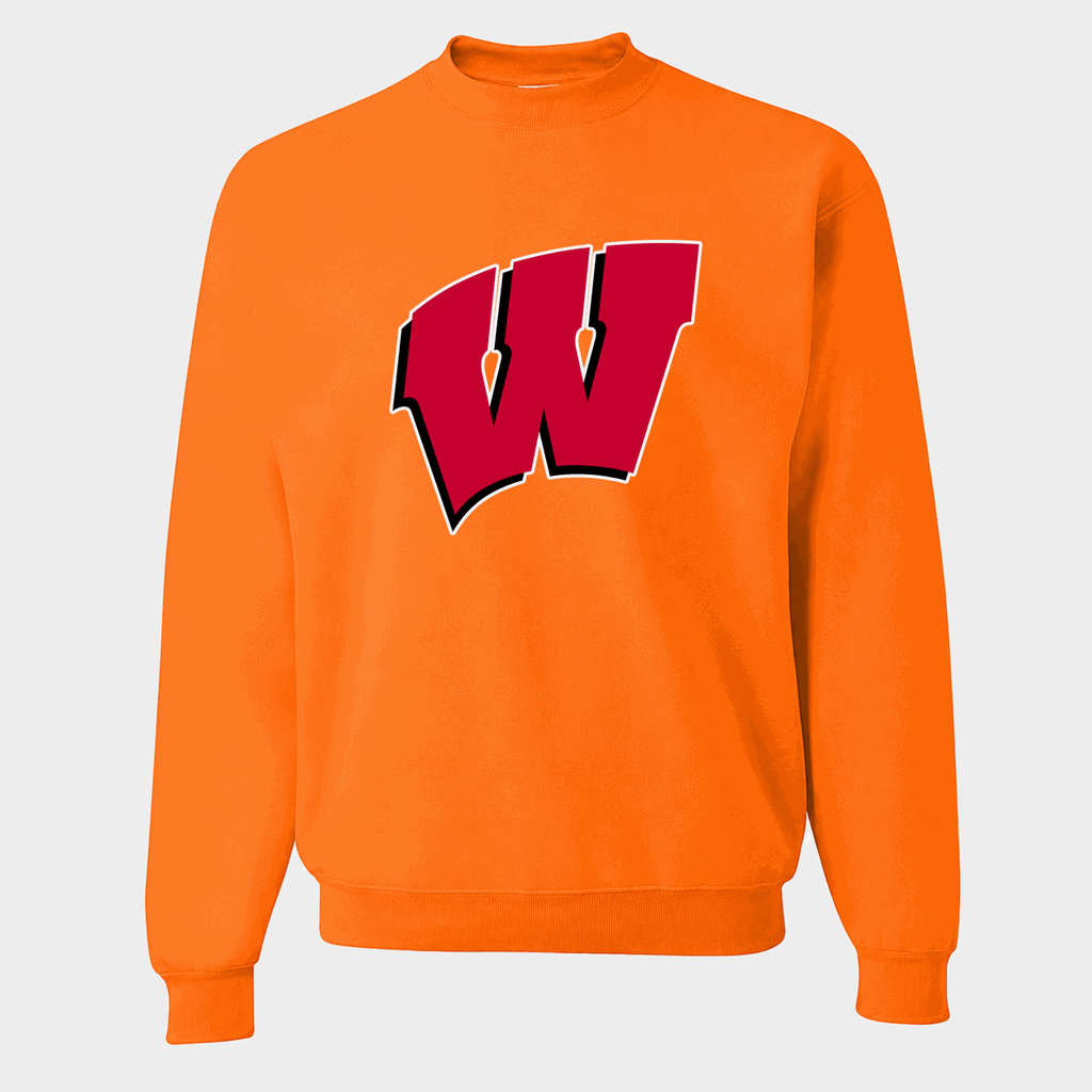 Men's Wisconsin Badgers Crewneck Sweatshirt - Orange