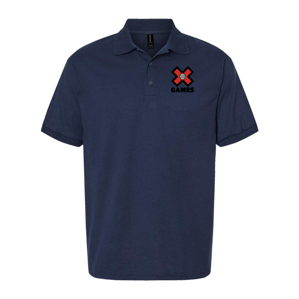 Men's X Games Dry Blend Polo - Navy