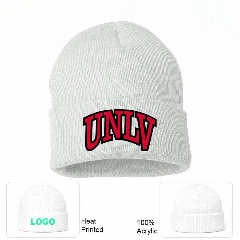 UNLV Rebels White Beanie Hat