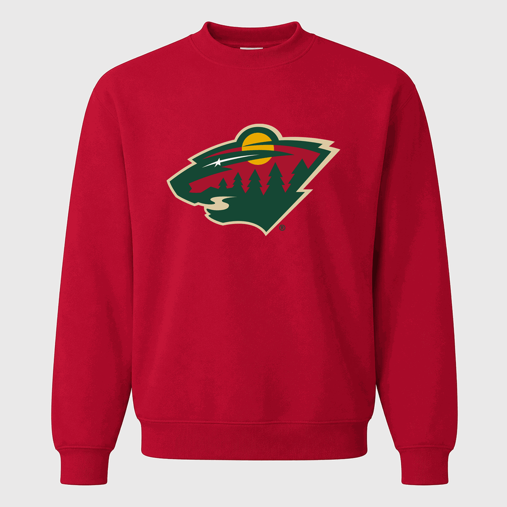 Men's Minnesota Wild Crewneck Sweatshirt - Red