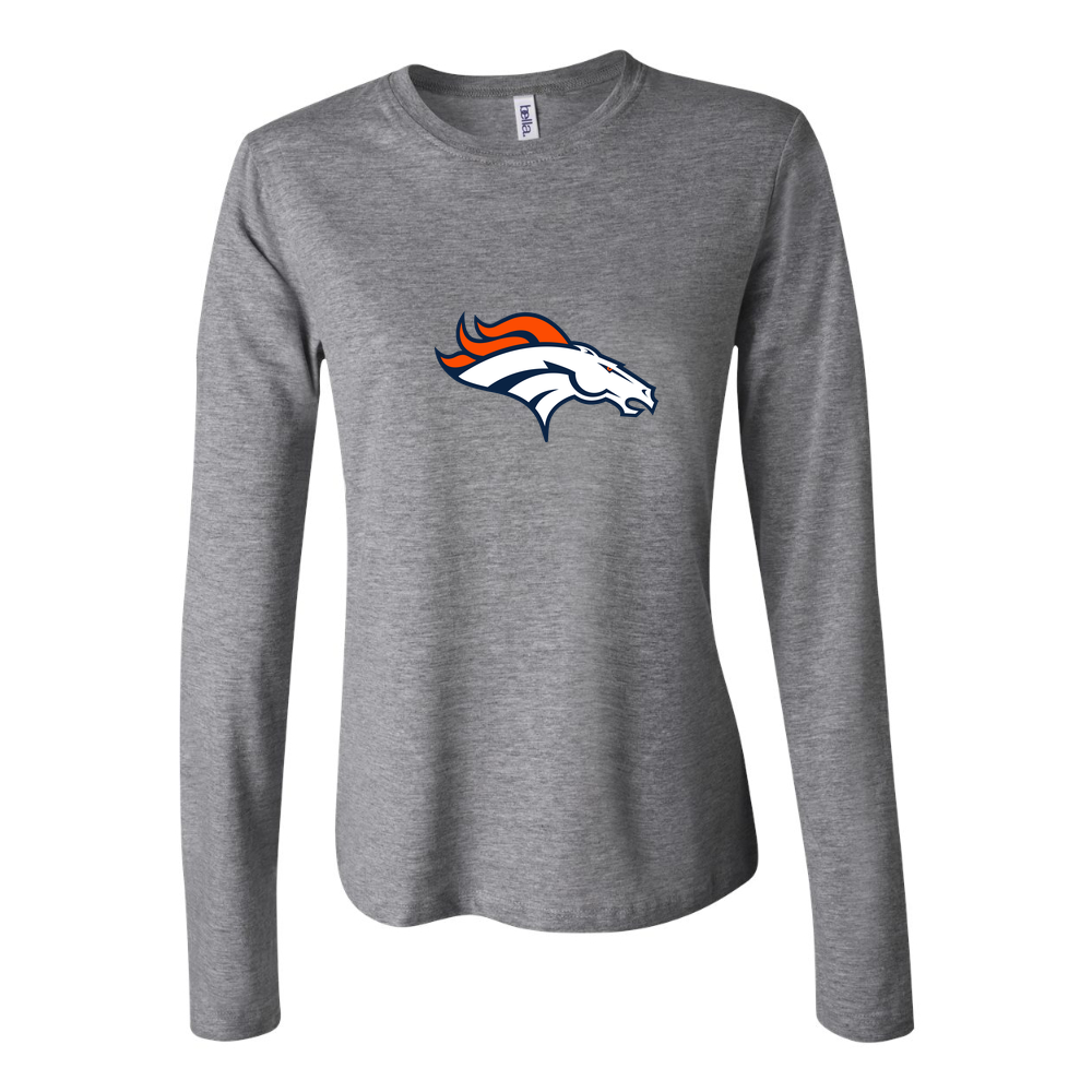 Women's Denver Broncos Long Sleeve T-Shirt - Gray