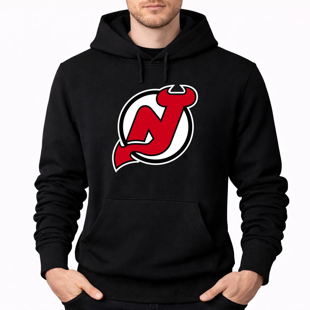 Men's New Jersey Devils Pullover Hoodie - Black