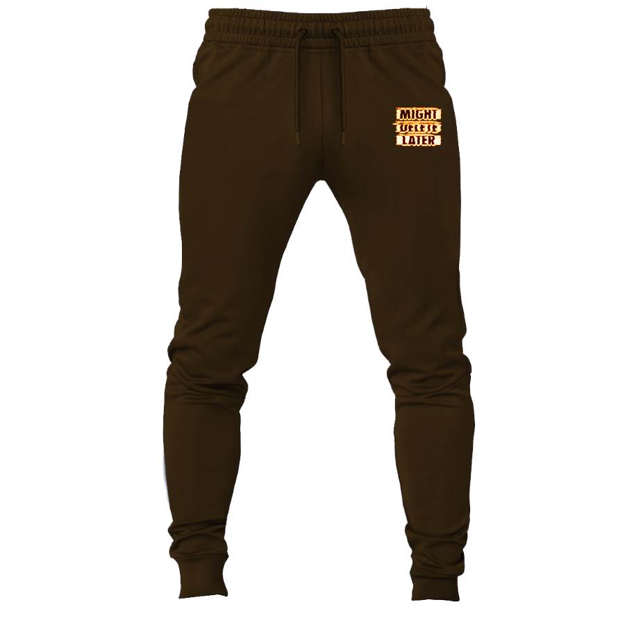 Might Delete Later joggers sweatpants - Brown