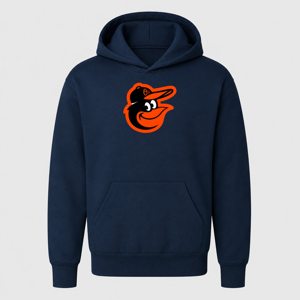 Youth Baltimore Orioles Pullover Hoodie - Navy