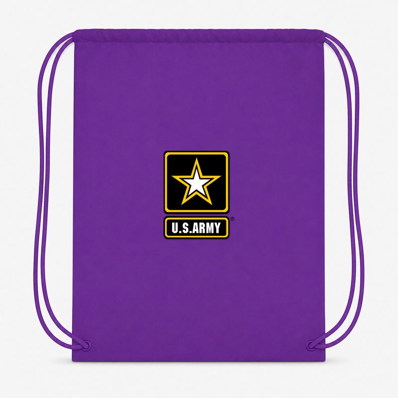 U.S. Army Drawstring Bag - Purple