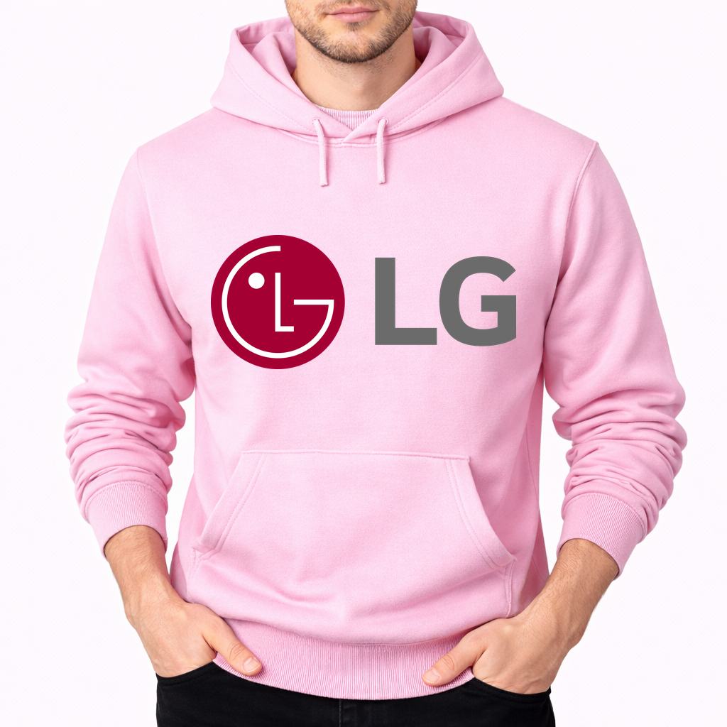 Men's LG Pullover Hoodie - Pink