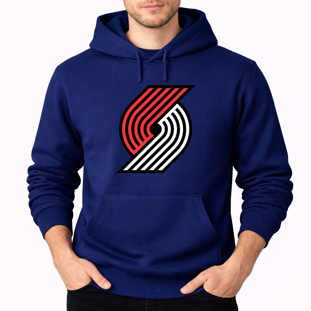 Men's Portland Trail Blazers Pullover Hoodie - Navy