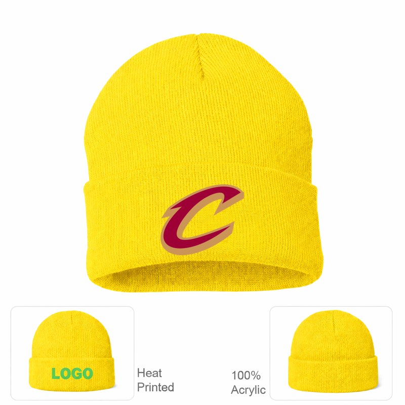 Cleveland Cavaliers Yellow Beanie Hat