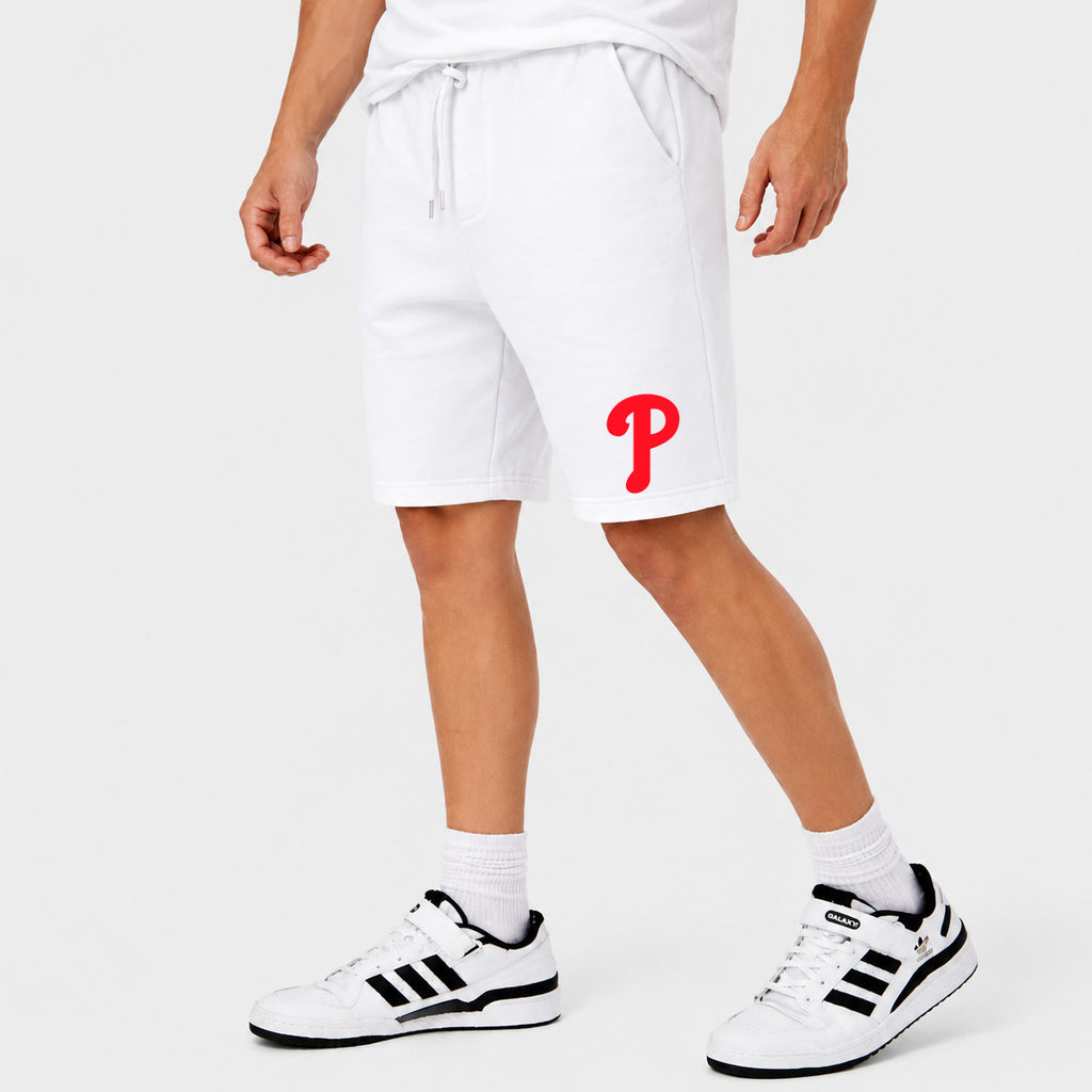 Men's Philadelphia Phillies Cotton Shorts - White