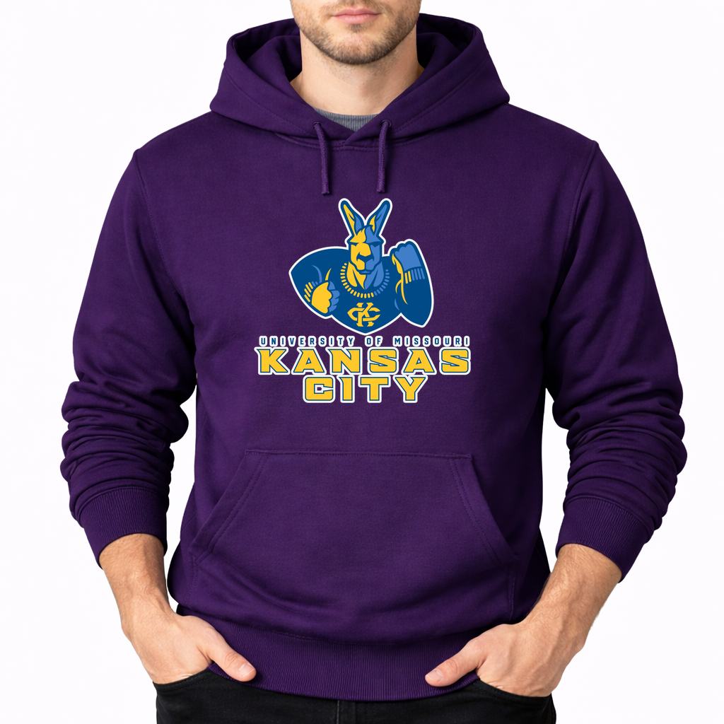 Men's UMKC Kangaroos Pullover Hoodie - Purple