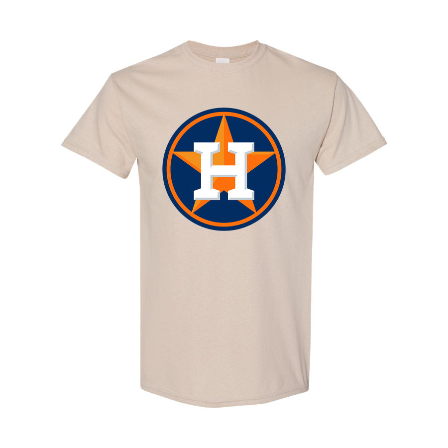 Men's Houston Astros Cotton T-Shirt - Tan