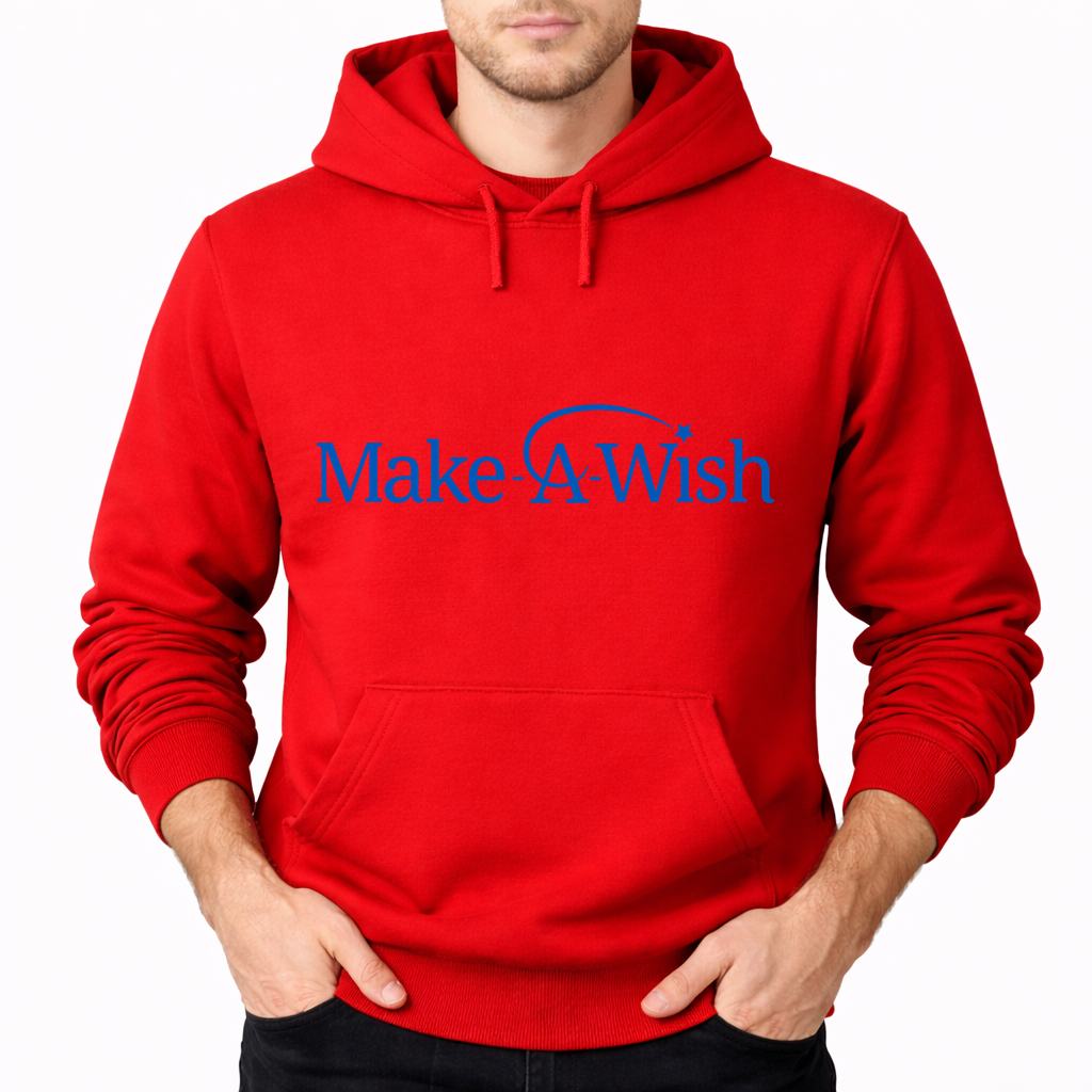 Men's Make-A-Wish Pullover Hoodie - Red