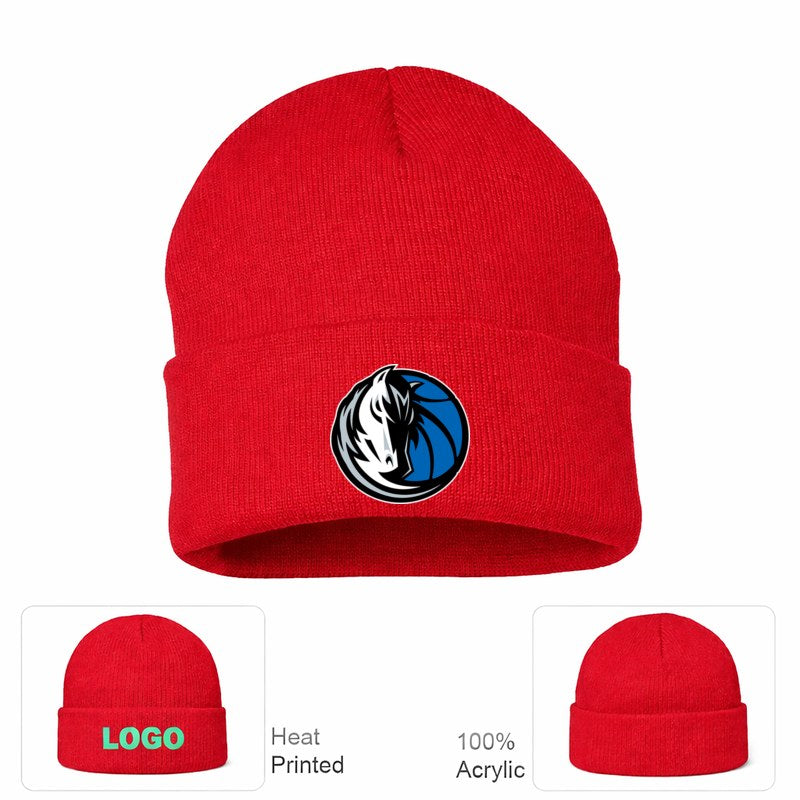 Dallas Mavericks Red Beanie Hat