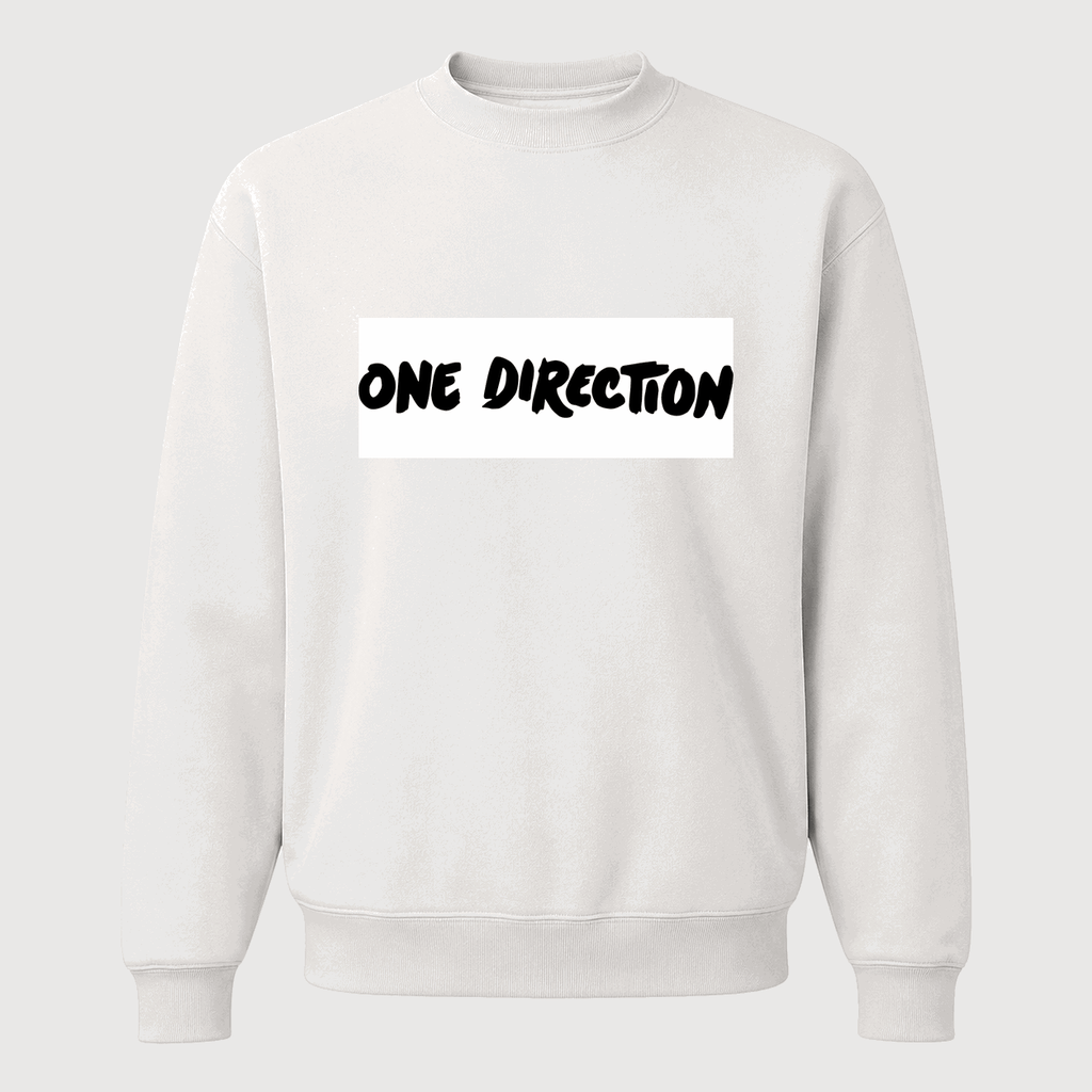 Men's One Direction Crewneck Sweatshirt - White