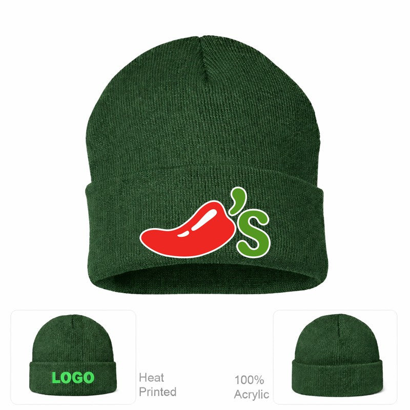 Chili's Forest Green Beanie Hat