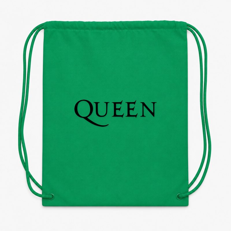 Queen Drawstring Bag - Green