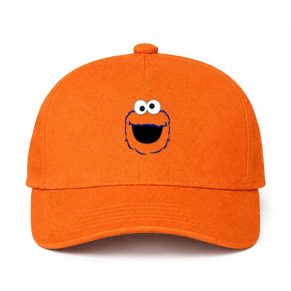 Cookie Monster Orange Dad Baseball Cap Hat