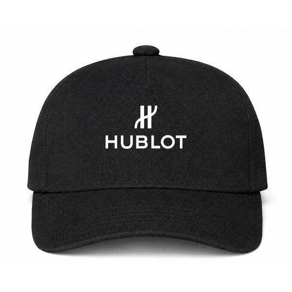 Hublot White Logo Black Dad Baseball Cap Hat