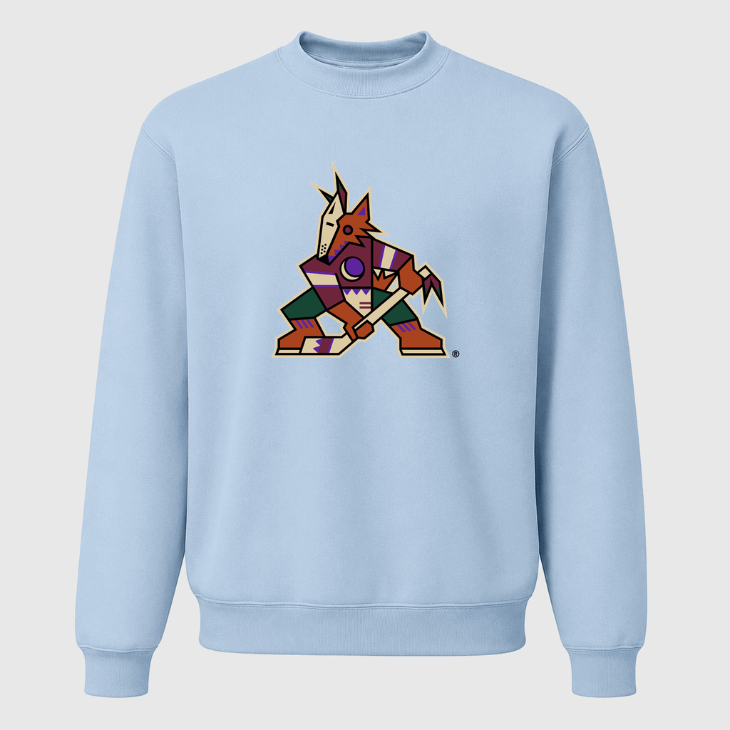 Men's Arizona Coyotes Crewneck Sweatshirt - Sky Blue
