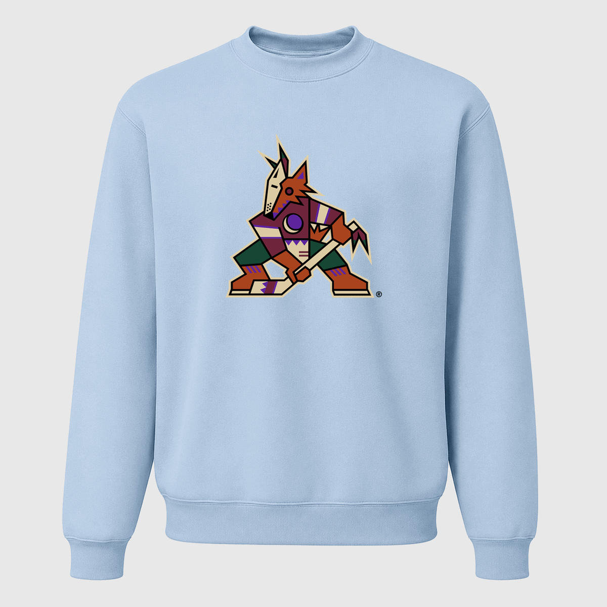 Men's Arizona Coyotes Crewneck Sweatshirt - Sky Blue