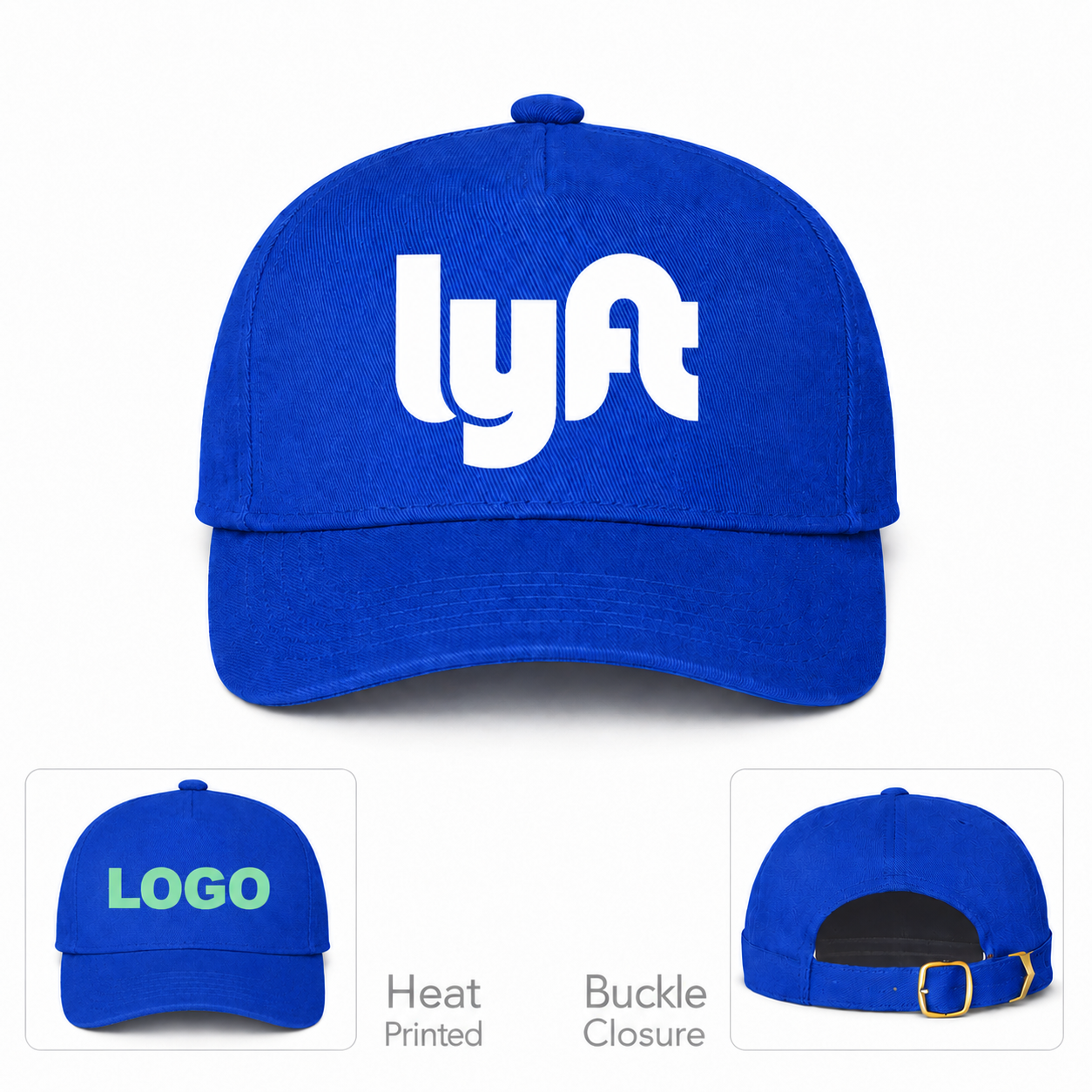 Lyft Royal Blue Dad Baseball Cap Hat