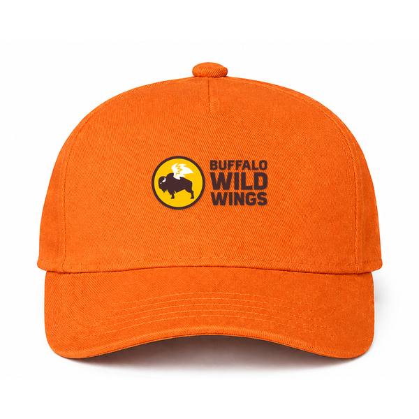 Buffalo Wild Wings Logo Orange Dad Baseball Cap Hat