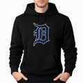 Men's Detroit Tigers Pullover Hoodie - Black
