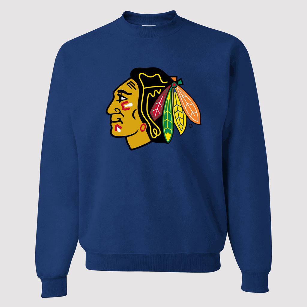 Men's Chicago Blackhawks Crewneck Sweatshirt - Blue
