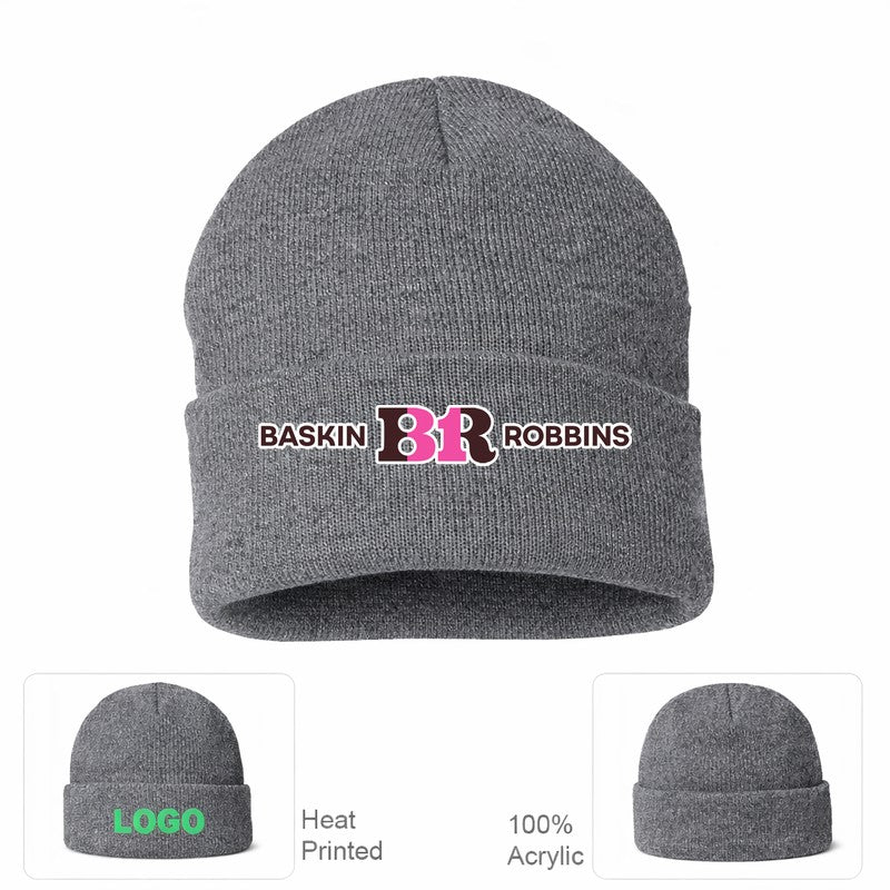 Baskin-Robbins Grey Beanie Hat