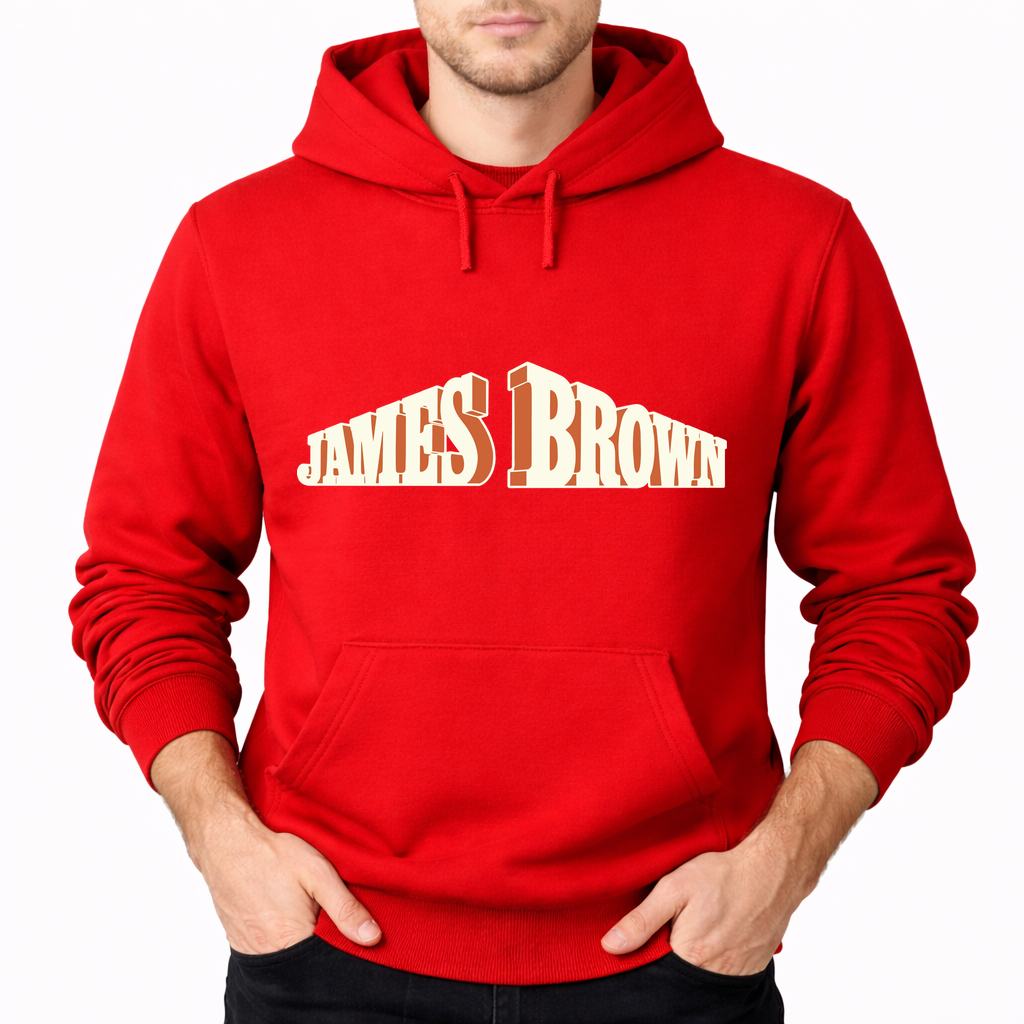 Men's James Brown Pullover Hoodie - Red