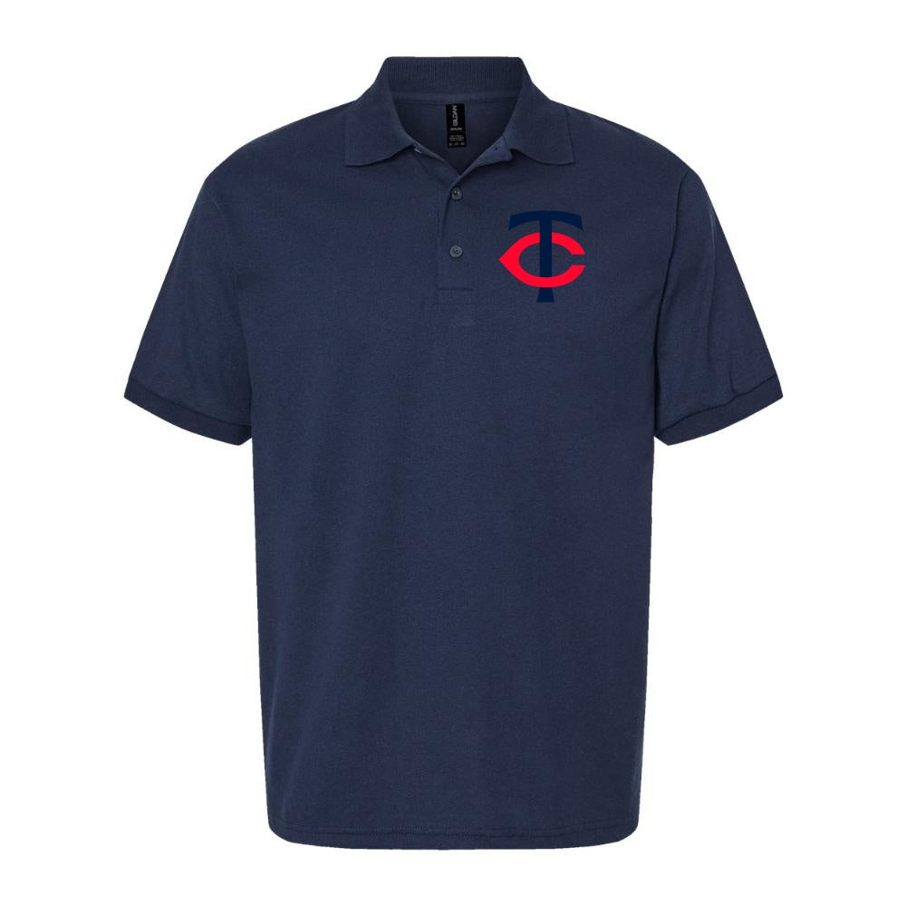 Men's Minnesota Twins Dry Blend Polo - Navy